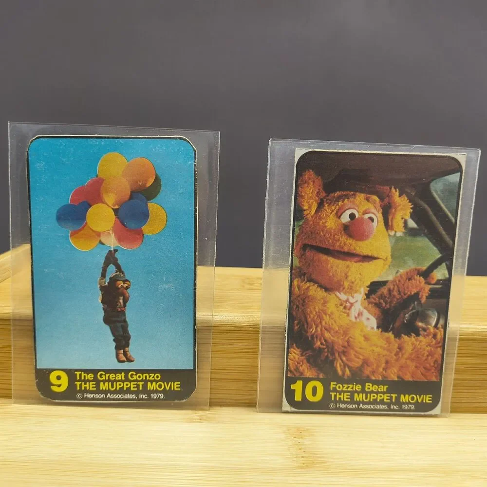Vintage 1979 Cheerios Muppet Movie Cereal Box Cut-Out Trading Cards Lot of 11